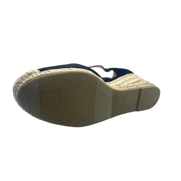 DREAM PAIRS Womens Close Toe Espadrilles Platform Slip on Elastic Criss Cross - Picture 6 of 7